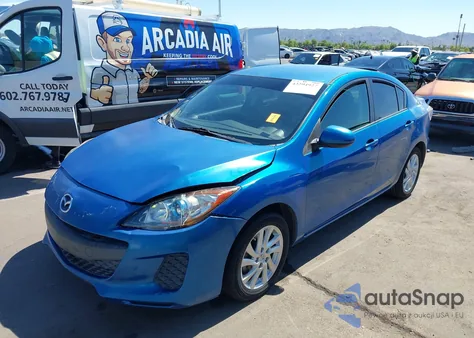 2012 Mazda Mazda3 I Touring from USA, damaged, VIN JM1BL1V82C1559780